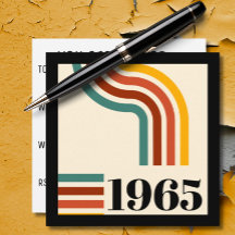 poster vintage de bande rétro 1965