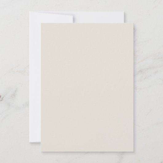 Invitation Poster vintage de crème (Dos)