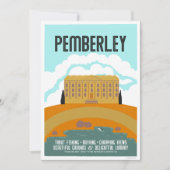Invitation Poster Vintage voyage Permberley (Devant)