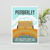 Invitation Poster Vintage voyage Permberley (Debout devant)