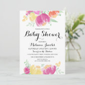 Invitation Posy Garden | Baby shower (Debout devant)