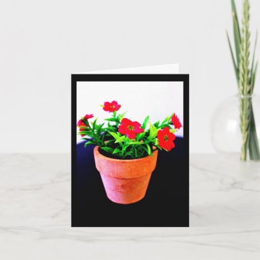 Invitation Pot de fleurs (Devant)