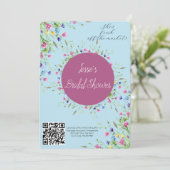 Invitation Pot de fleurs à l'aquarelle Fête de jardin de mari (Debout devant)