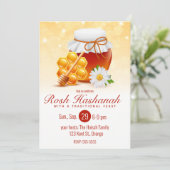 Invitation Pot de miel, rayon de miel, Rosh Hashanah Margueri (Debout devant)