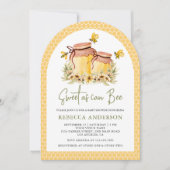 Invitation Pot de miel rustique doux comme peut l'être une ab (Devant)