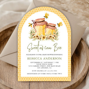 Invitation Pot de miel rustique doux comme peut l'être une ab