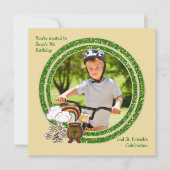 Invitation Pot d'or - anniversaire Inv du jour de St Patrick (Devant)