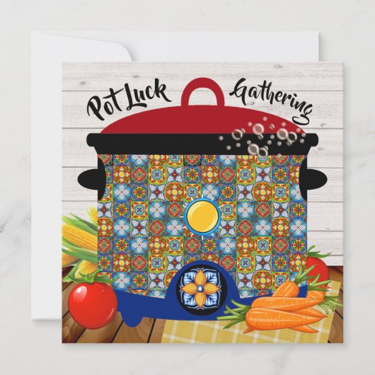 Invitation Pot Luck (Devant)