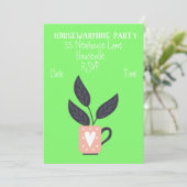 Invitation Pot pastel moderne plante Chambre chauffante (Debout devant)