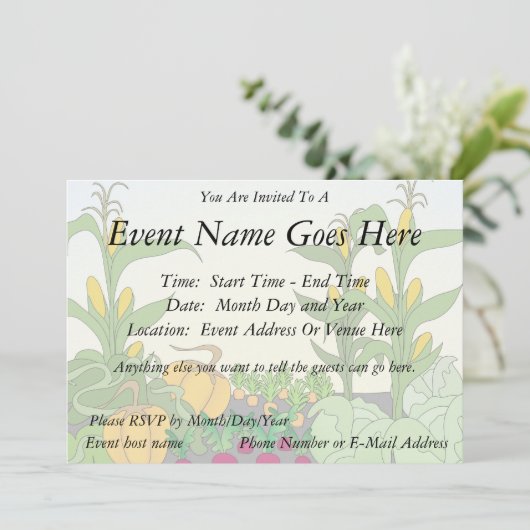 Invitation Potager (Debout devant)