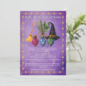 Invitation Potion Elixir Paquet Cocktail Party (Debout devant)