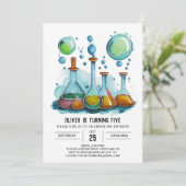 Invitation Potion en ligne Gear Scientifique Anniversaire (Debout devant)