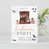 Invitation Potion magique Automne Halloween Party (Debout devant)