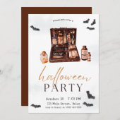 Invitation Potion magique Automne Halloween Party (Devant / Derrière)