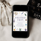 Invitation Potions magiques Whimsical Fête d'Halloween