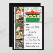 Invitation PotLuck (Devant / Derrière)