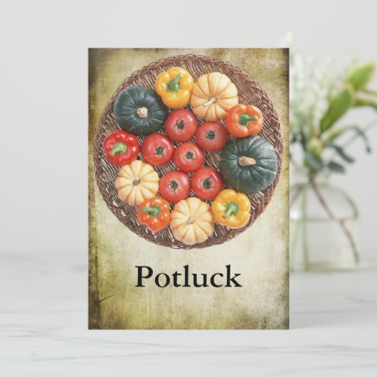 Invitation Potluck (Debout devant)