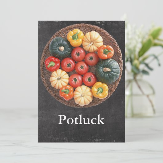 Invitation Potluck (Debout devant)