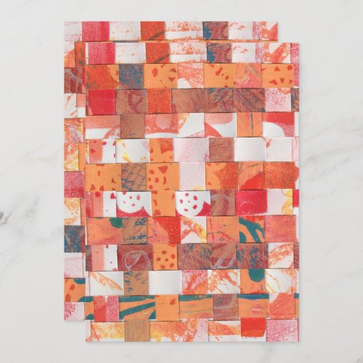 Invitation "potluck" de Kim Codner (Devant / Derrière)