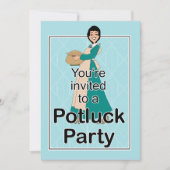 Invitation Potluck Illustrée (Devant)
