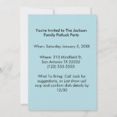 Invitation Potluck Illustrée (Dos)