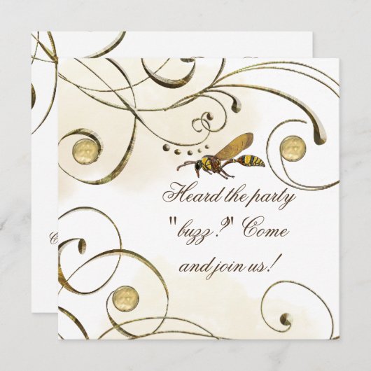 Invitation Potter Wasp (Devant / Derrière)