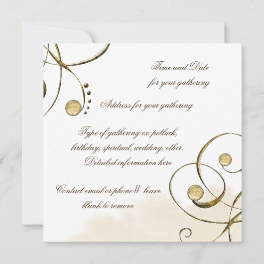 Invitation Potter Wasp (Dos)