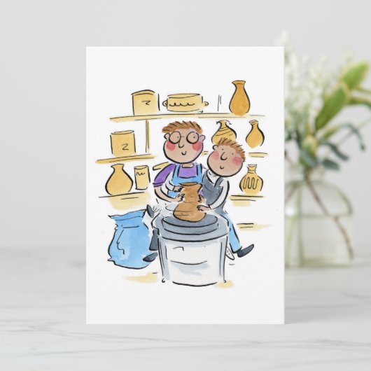 Invitation Pottery (Debout devant)