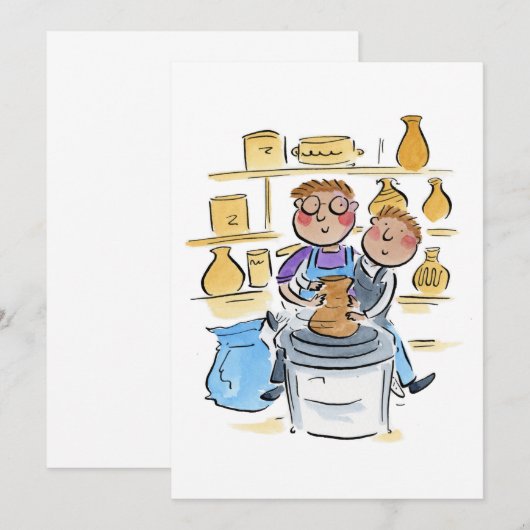 Invitation Pottery (Devant / Derrière)