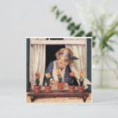 Invitation Potting Tulips par Jessie Willcox Smith (Debout devant)