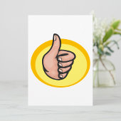 Invitation Pouce vers le haut Gesture