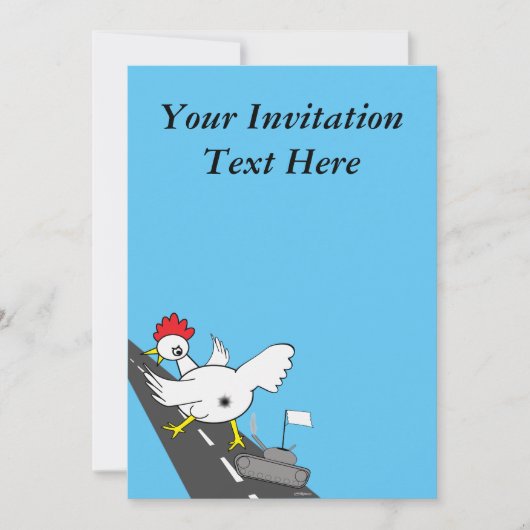 Invitation Poulet géant ! (Devant)