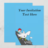 Invitation Poulet géant ! (Devant / Derrière)