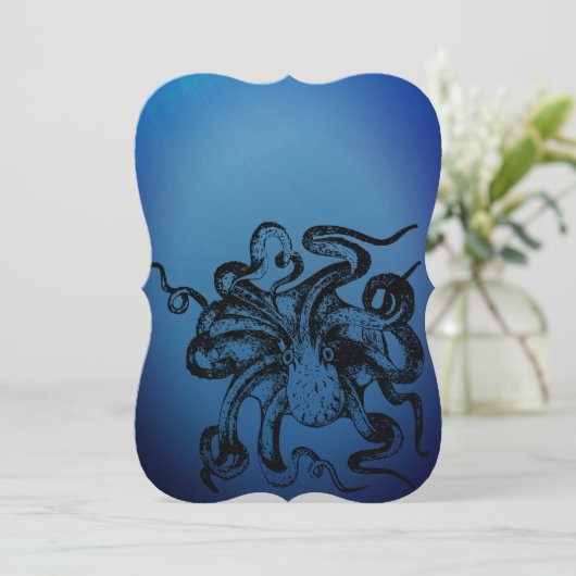 Invitation poulpe  (Debout devant)