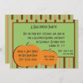 Invitation Poumon et rayures (Devant / Derrière)