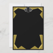 Invitation Poupée Art déco (Dos)