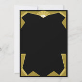 Invitation Poupée Art déco (Dos)