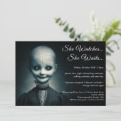 Invitation Poupée de porcelaine Halloween Costume Party Invit (Debout devant)