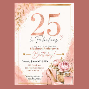 Invitation Poupée et Parfum Fantastique 25e Anniversaire