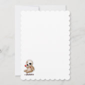 Invitation Poupée Vaudou Dessin Animé Amoureux (Dos)