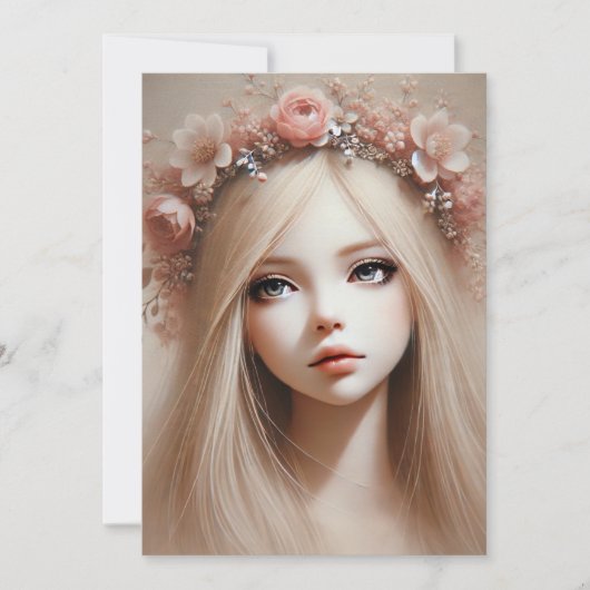 Invitation "Poupées enchantées : Gardiens des rêves et Précie (Devant)