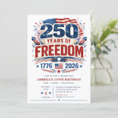 Invitation pour 250 Ans de Liberté (Debout devant)