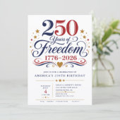 Invitation pour 250 Ans de Liberté (Debout devant)