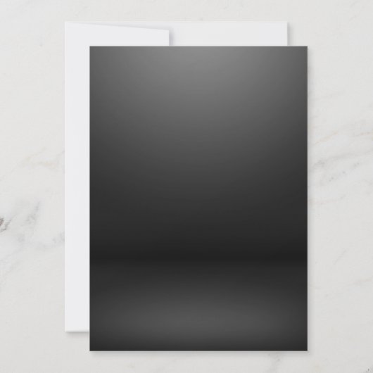 Invitation pour 25 ans d'activité moderne (Dos)