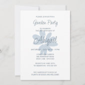 Invitation pour 30 ans avec fleurs modernes et 4 p (Dos)