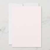 Invitation pour 4ème anniversaire fille (Dos)