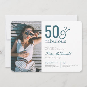 Invitation pour 50 ans et Fabuluex 50e Anniversair