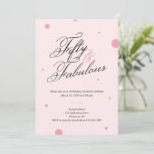 Invitation pour 50 ans & Fabulux Script (Debout devant)