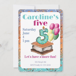 Invitation pour 5ème anniversaire : Amusons-nous e