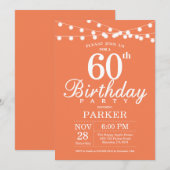 Invitation pour 60e anniversaire Corail (Devant / Derrière)